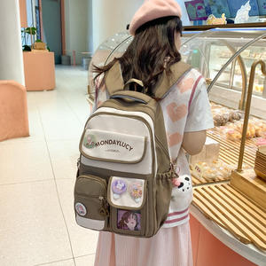 Versione coreana zaino per la scuola media per studenti di sesso <span class=keywords><strong>femminile</strong></span> piccola borsa a cuore fresco per il terzo al sesto anno nuovo arrivo - Product Image 3