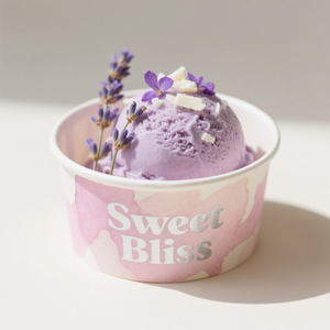 4oz 8oz 12oz 16oz Custom Logo Printing Ice Cream Cup Frozen Yogurt Gelato Bowls 1oz-32oz Disposable Paper Bowl - Product Image 6