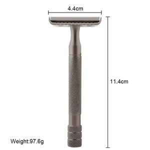New Model Classic Safety Razor Mens Shaving Blades Double <b>Edge</b> Safety Razor Shaving <b>Tool</b> - Product Image 2