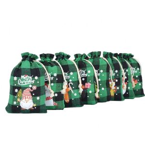 Recyclable Christmas Linen Drawstring <b>Bag</b> Suit Jute Drawstring <b>Bag</b> <b>Gift</b> <b>Bag</b> - Product Image 1
