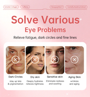 30 Paires de Patchs Hydrogel Coréens pour les Yeux, Contre les Cernes et les Poches, à la Caféine et au Niacinamide