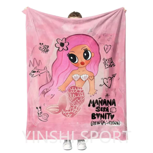 Venta al por mayor 3D patrón de dibujos animados <span class=keywords><strong>Karol</strong></span> <span class=keywords><strong>G</strong></span> Manana Sera Bonito viaje cama manta juego de cama - Product Image 6
