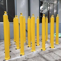 Vérin télescopique FE pour camions-bennes avec construction en acier, tige chromée dure, dimensions personnalisables