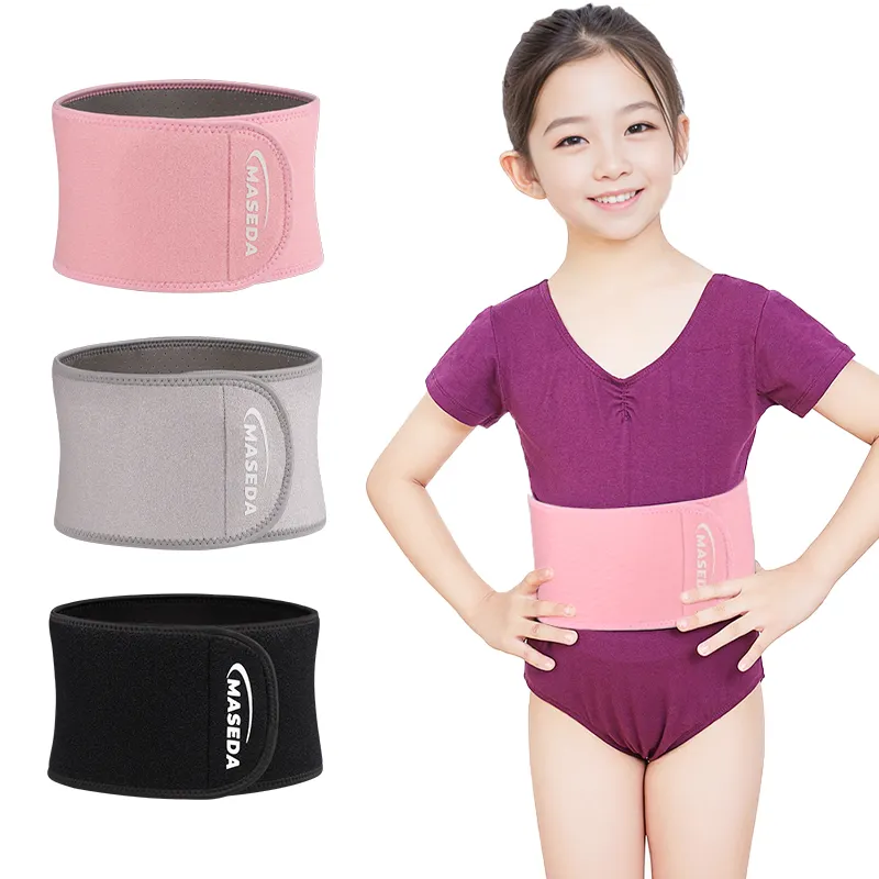 5053-Dance Sport Kids Child Elasticity Cintura Back Brace Belt Support