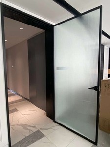 Diseño Crash Almuniumn Glass Windlass Mujeres Baño Interior Venta al por menor Operador <span class=keywords><strong>de</strong></span> ducha-top Swing Louver Door - Product Image 2