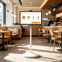 Layar Video Digital Signage Pintar TV 32 Inci Android Layar Sentuh Kapasitif Tablet Bergerak Pabrik OEM ODM