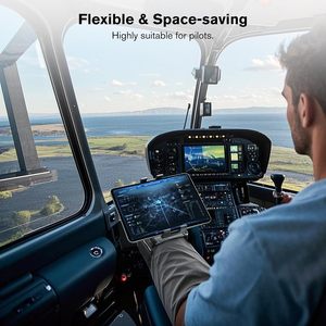 Support de genou rotatif et réglable pour tablettes et téléphones de 5,1 à 12,9 pouces, pour une utilisation mains libres, la relaxation et le divertissement à domicile - Product Image 2
