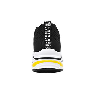 Chaussures de sport décontractées respirantes et tendance pour hommes, nouveau modèle à coupe basse en tissu avec rehaussement de 8 cm et design à trous intérieurs en maille - Product Image 4