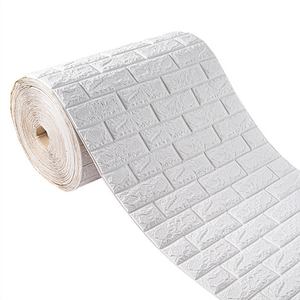 Panel <span class=keywords><strong>de</strong></span> papel tapiz 3D moderno, pegatinas, bobina <span class=keywords><strong>de</strong></span> <span class=keywords><strong>ladrillo</strong></span> <span class=keywords><strong>de</strong></span> espuma adhesiva barata <span class=keywords><strong>para</strong></span> dormitorio, decoración del hogar, aplicación <span class=keywords><strong>de</strong></span> palo <span class=keywords><strong>de</strong></span> cáscara impermeable - Product Image 1