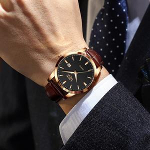 LIGE LG89143工場サンプル メンズ高級クォーツ腕時計 フルオートマチック ビジネスウォッチ 40mm文字盤デザイン カスタムロゴ入り - Product Image 2