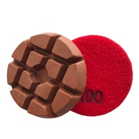 Graine de 3 pouces # Pads de polissage diamantés 50-3000 à liant résineux pour le polissage des sols, personnalisables OEM, marque Bolide CD-NM pour granit et marbre