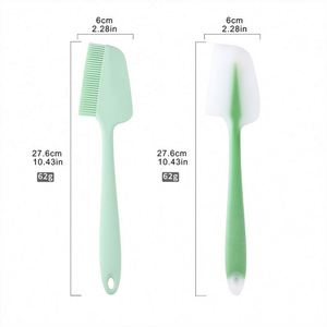 Espátula de silicona de una pieza al por mayor, espátula de cocina creativa de doble uso para crema y aceite, utensilios de repostería - Product Image 4