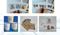 Voll automatische Digitaldruck maschine für Papier fächer und Postkarten