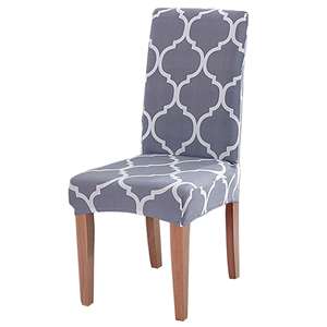 Premium élégant formel en gros logo personnalisé <span class=keywords><strong>imprimante</strong></span> Slip doux Table à manger chaises couvre pour les événements - Product Image 2