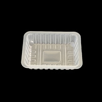 Boîtes d'emballage en plastique PP transparentes de qualité alimentaire jetables, adaptées à l'emballage et à la vente de produits carnés en supermarchés