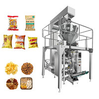 Machine d'emballage automatique multi-têtes numérique haute productivité pour chips et snacks, avec ensachage et collage
