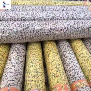 Đẹp Polyester Voan Ngọc Trai In Vải Cổ - Product Image 5