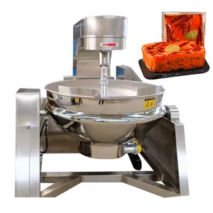Industrial Automatic Digester Planetary Frying Mixer Wok Jacket Kettle Commerical Cooking Pots