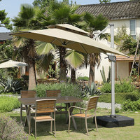 Table et chaises d'extérieur en bois plastique anti-corrosion, table de café, chaise de jardin pour salle à manger