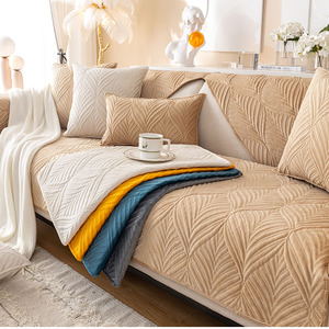 Copi Divano-funda de sofá acolchada Reversible, Protector de muebles Universal de terciopelo, nórdico, antideslizante, Jacquard - Product Image 3