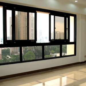 Fenêtres coulissantes en verre en aluminium trempé de 6mm d'épaisseur personnalisée à faible coût - Product Image 1