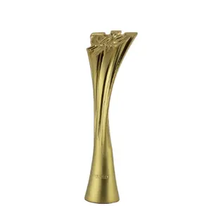 High Quality Custom Logo Shape Award Gold Plating Metal Art Awards Trophy Cup