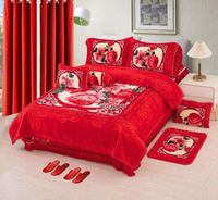 Ensemble de 12 couvertures en raschel chaudes, ensemble de couvertures et rideaux en velours pour l'hiver, ensemble de couvertures imprimées super douces avec rideaux
