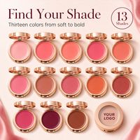 Palette de fard à joues coréen longue tenue multi-usages, effet miroir, hautement pigmenté, aspect naturel, marque privée OEM ODM