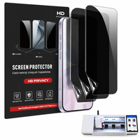 Machine de découpe de films hydrogel mats anti-espion en TPU pour protection d'écran de téléphone portable, personnalisée pour la vente au détail, compatible Samsung S24 S25 Ultra