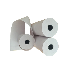 Suministro de papel de grado A 3 1/8X230 80x60 Impresión de cajero negro Papel térmico Recibo <span class=keywords><strong>Clov</strong></span> App 50 rollos blancos para máquinas Pos - Product Image 1
