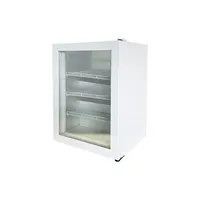 Mini-bar intelligent 98L pour hôtel, congélateur commercial et domestique pour crème glacée avec portes vitrées, refroidissement direct