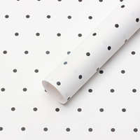 Papier d'emballage pour bouquet de fleurs DLBZ à pois, durable, tendance, imperméable, pour les fêtes