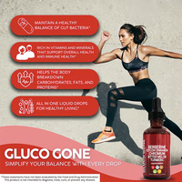Gouttes liquides de berbérine - Complément tout-en-un de berbérine, melon amer et curcuma pour un taux de glucose sain, 60 ml pour adultes