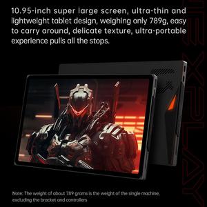 ONE-NETBOOK OneXPlayer X1 Pro เครื่องเล่นเกมพกพา หน้าจอสัมผัส 2.5K ขนาด 10.95 นิ้ว คอนโทรลเลอร์แบบถอดได้ แบตเตอรี่ 16890mAh ระบบปฏิบัติการ Win 11 รุ่น EDA0079280 - Product Image 6