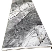 Imperméable Nouveau Design 3d Impression Murale Pvc Marbre Feuille Marmol Panneau De Pared pour Décoration Murale de Haute Qualité