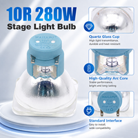 Luz de cabeza móvil Sharpy 10R de 280W con foco de haz y balasto para escenario y discoteca