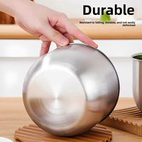 Boîte à lunch ronde en acier inoxydable hermétique anti-fuite pour la cuisine, boîte de rangement alimentaire, contenants alimentaires pour réfrigérateur, prix compétitif