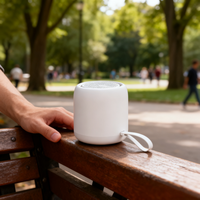 Mini-enceinte portable F11 sans fil 3W, étanche IPX4, petite, pour extérieur, 1200mAh, autonomie 6 à 12h, TWS, radio FM avec dragonne