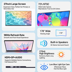 Moniteurs de bureau et de jeu LED IPS VA 21,5 24 27 pouces 100Hz 165Hz 180Hz, directement de l'usine, fabricant OEM ODM - Product Image 4