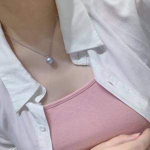 สร้อยคอเพชรสีม่วงธรรมชาติ Edison Demon ขนาด 8-10 มม. แฟชั่นระดับไฮเอนด์ อเนกประสงค์ แสงสว่างแรง ตำหนิเล็กน้อย พร้อมเป็นของขวัญสุดเก๋ - Product Image 3