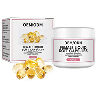 Gel en Barra para Cuidado Íntimo Femenino, Natural a Base de Hierbas, Etiqueta de Higiene para Píldoras, Procesamiento de Etiquetas para Cápsulas Blandas Líquidas para Mujeres, Exportación