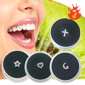 เครื่องประดับฟันยอดนิยมลดราคา วัสดุเงิน ประดับเพชรซิร์คอน ชุดอุปกรณ์ตกแต่งฟันด้วยเพชร ชุดอุปกรณ์ตกแต่งฟันด้วยเพชรทอง - Product Image 2