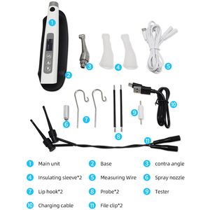 Unité intégrée de moteur endodontique sans <span class=keywords><strong>fil</strong></span> pour traitement de canaux radiculaires, localisateur d'apex de 2e génération, machine de traitement endodontique avec fils NiTi - Product Image 4