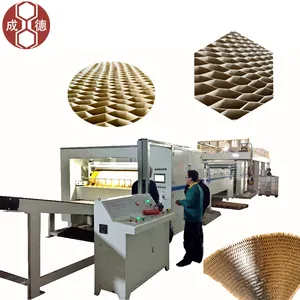 Automatic kraft paper Honeycomb core lamination making machine