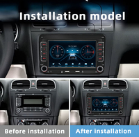 Lecteur multimédia de voiture Android Flysonic FYDZ 2+32 Go, écran 7 pouces, GPS, WiFi, USB, CarPlay, Android Auto, en stock, prêt à être expédié