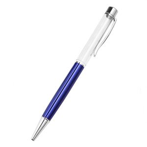 Wholesale Twist Creative Metal Ballpoint <b>Pen</b> DIY Printing Crystal <b>Refillable</b> With Empty Custom Logo for Stationery Gift - Product Image 6