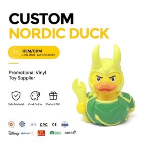 Nuevo Juguete <span class=keywords><strong>de</strong></span> <span class=keywords><strong>Pato</strong></span> <span class=keywords><strong>de</strong></span> Goma <span class=keywords><strong>de</strong></span> Plástico con Figura Mitológica <span class=keywords><strong>de</strong></span> Estilo Nórdico Personalizado para Regalo <span class=keywords><strong>de</strong></span> Fiesta - Product Image 1