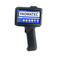 Impresora de inyección de tinta industrial YAOMATEC de 12.7mm para logotipos, impresora de inyección de tinta portátil para fecha de caducidad en botellas y huevos, precio mayorista