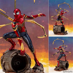 Shouwu ARTFX <span class=keywords><strong>Avengers</strong></span> 3 Infinite War Acero PVC Spider-Man Estatua Modelo Adornos de mano - Product Image 2