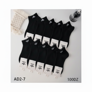 Calzini Vintage neri da donna ricami di calore traspiranti 3D modello di dimensioni libere alla caviglia lunghezza sottile in Nylon per il corpo in seta per l'estate - Product Image 1